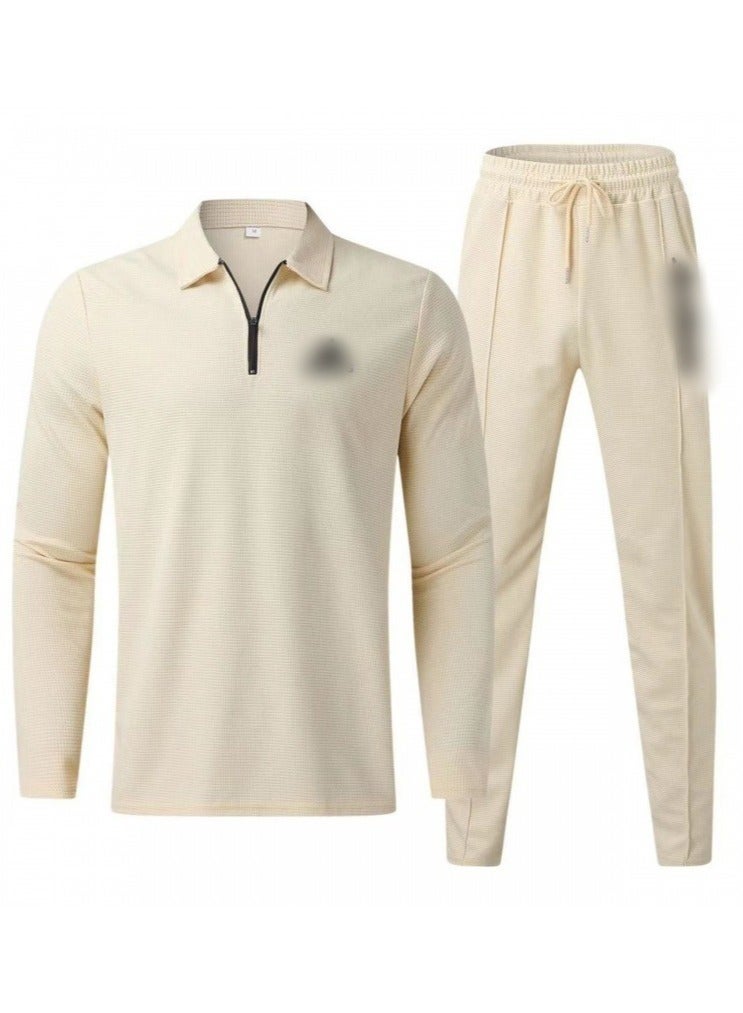 KUYING Men's Loose Sportswear And Sports Pants Two-Piece Set  - Image 1