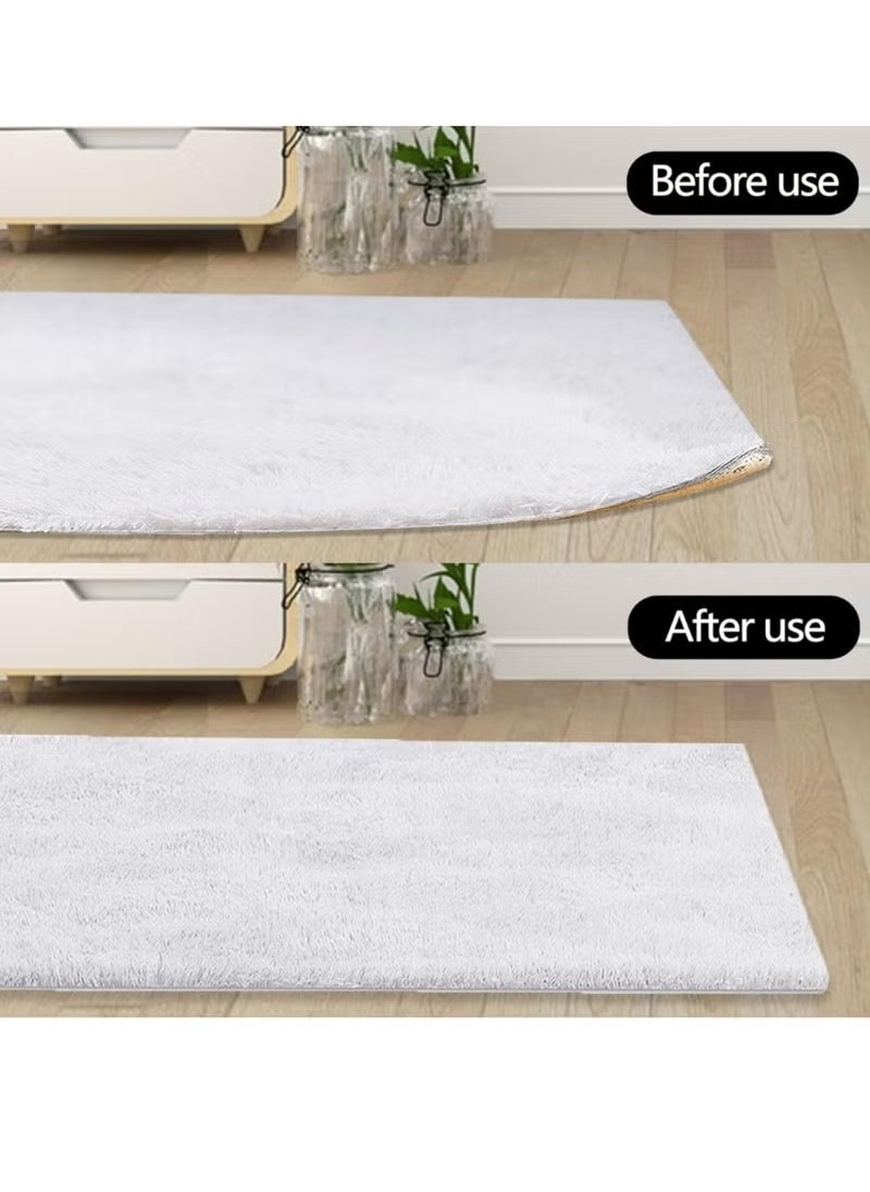 Generic Rug Gripper Rug Tape Non Slip Rug Pads Carpet Tape Rug Tape Hardwood Floor Rug Gripper for Hardwood Floors Black  - Image 4