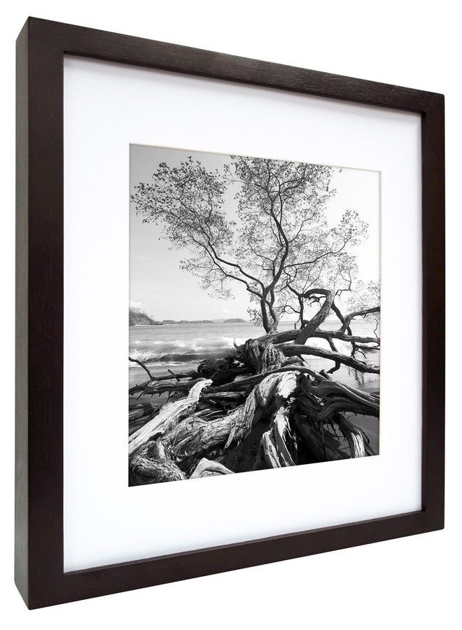 MCS Art Frame with Mat Opening, Walnut, 9 x 12 in - Image 3