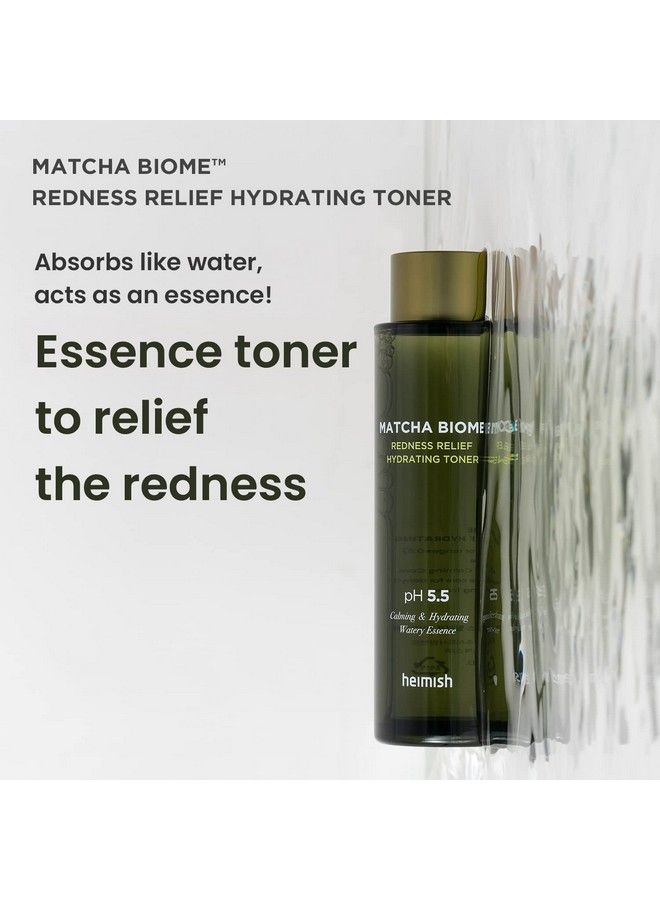 Heimish H] Matcha Biome Redness Relief Hydrating Toner 5.07 Fl.Oz / 150 Ml | Relief Redness And Calming Skin | Pore And Sebum Care Sensitive Skin Korean Skincare - Image 3
