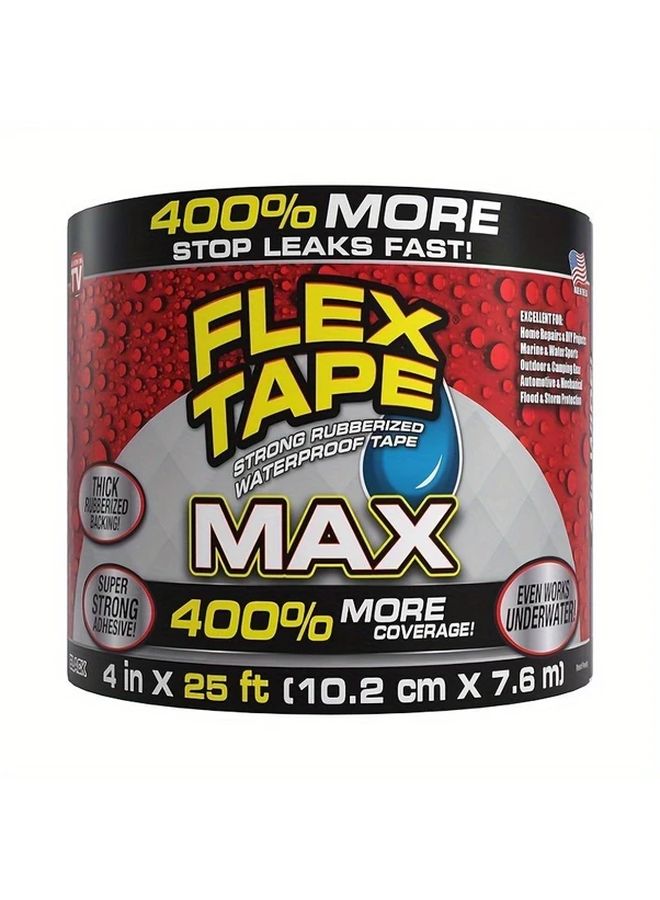 3 Pack White Waterproof Tape 400 Reinforced For Indoor Outdoor Roof Repair - Image 4