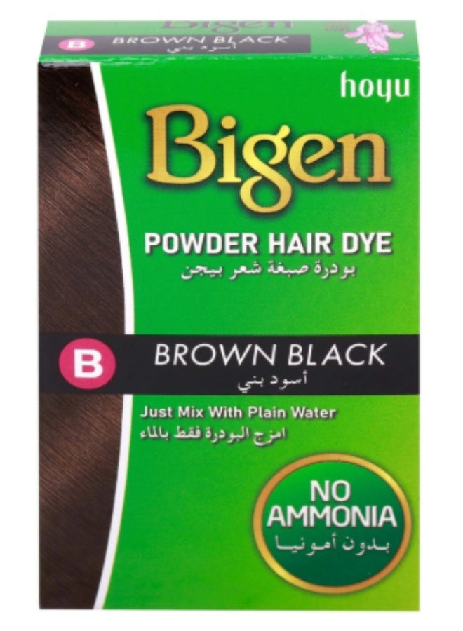 Bigen Powder Hair Dye Kit – Brown Black, Black & Dark Brown (3 PCS) – Long-Lasting Color & Grey Coverage - Image 3
