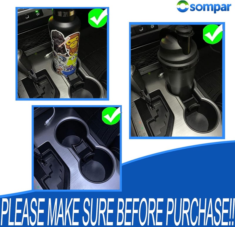 Osompar Center Console Cup Holder Insert Divider - Image 4