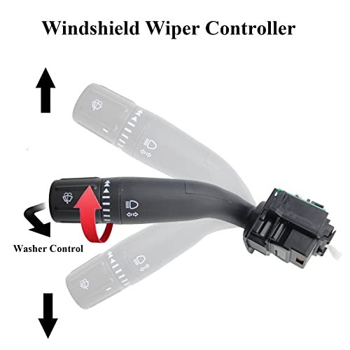 ZZCSZ CBS2293, FL3Z-13K359-AA Multi-Function Turn Signal Switch Windshield Wiper Switch Assembly Compatible with 2015-2019 Ford F-150 F-250 F-350 F-450 F-550 Super Duty Replaces# FL3Z13K359AA - Image 4