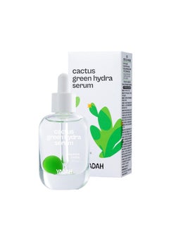 YADAH Cactus Green Hydra Serum (1.01Fl Oz) - Hydration, Oil-Moisture Balance, Strengthen Skin Barrier. Niacinamide, Adenosine. 