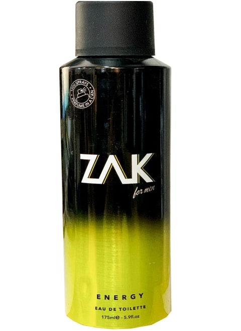 زاك عطر  للرجال انيرجي او دي تواليت - 175 مل