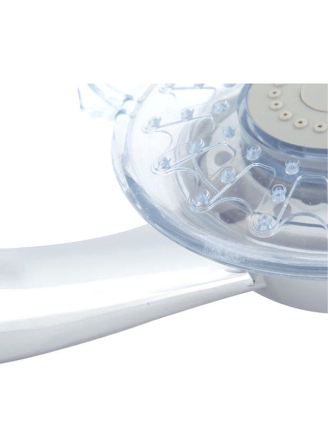 Loquat LED Light Shower Head Handheld Silver/Clear 25x4x11.2cm - Image 2