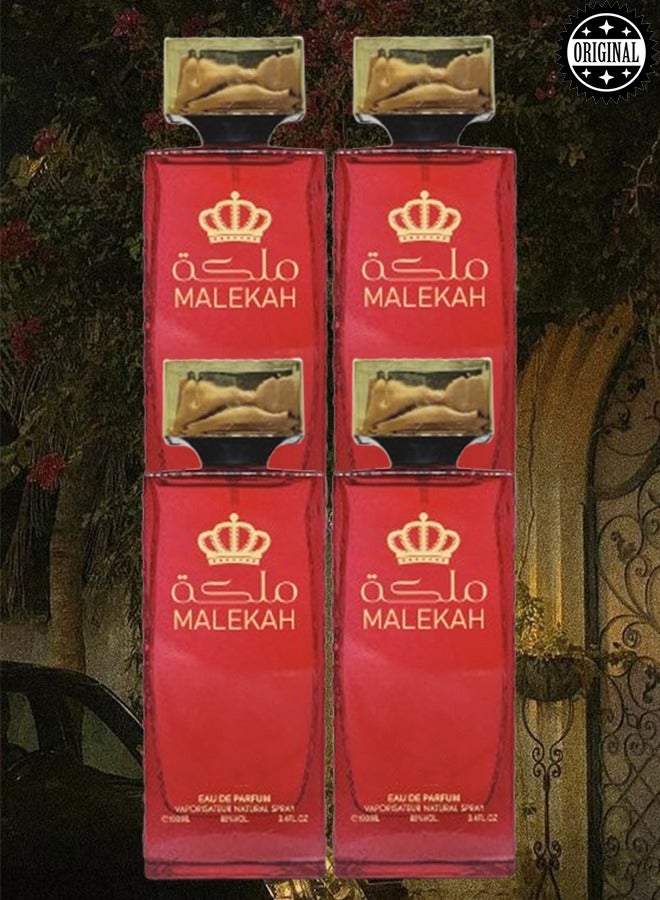 Malika 4 Pieces Malekah Perfume EDP 100ML - Image 1