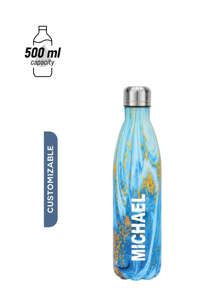 Share the Love Personalised Hydration on-the-go with a Stainless Steel Water Bottle - Image 1