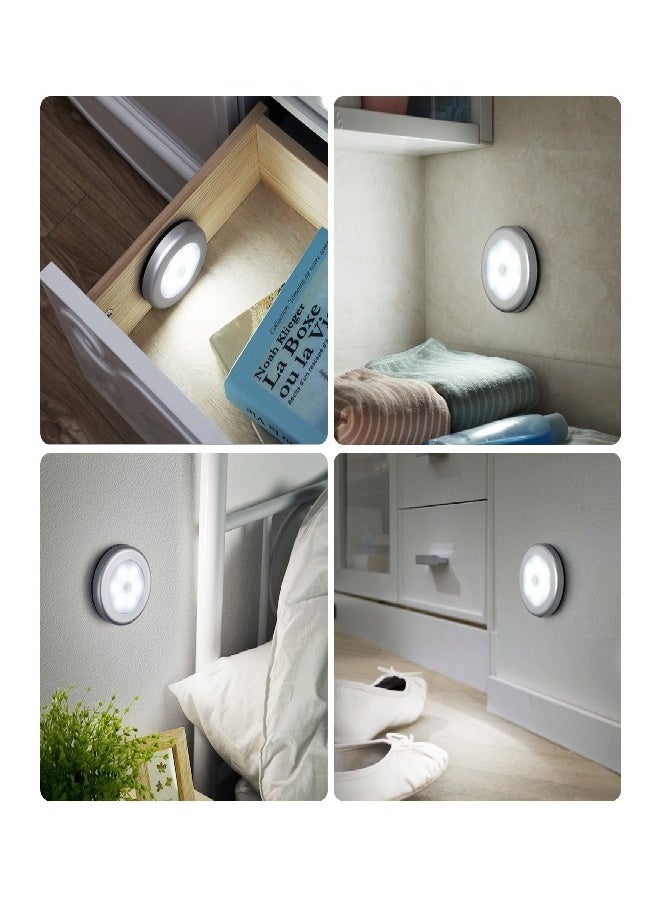 Wish 6-Piece Ultra-Bright LED Magnetic Motion Sensor Wall Night Illumination Lamps - Image 2