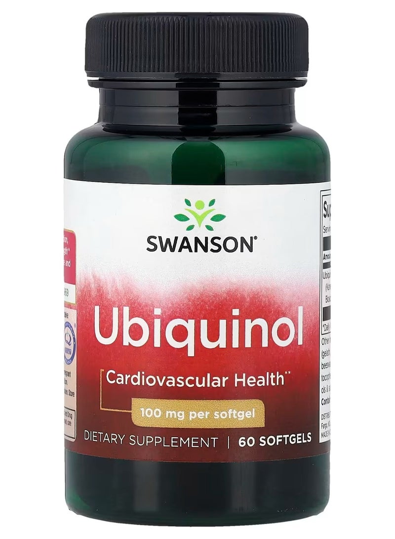 سوانسون، يوبيكوينول، 100 ملغ، 60 كبسولة هلامية