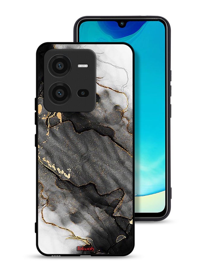 Tolwak Vivo V25 5G Protective Case Cover Glitter Marble - Image 1