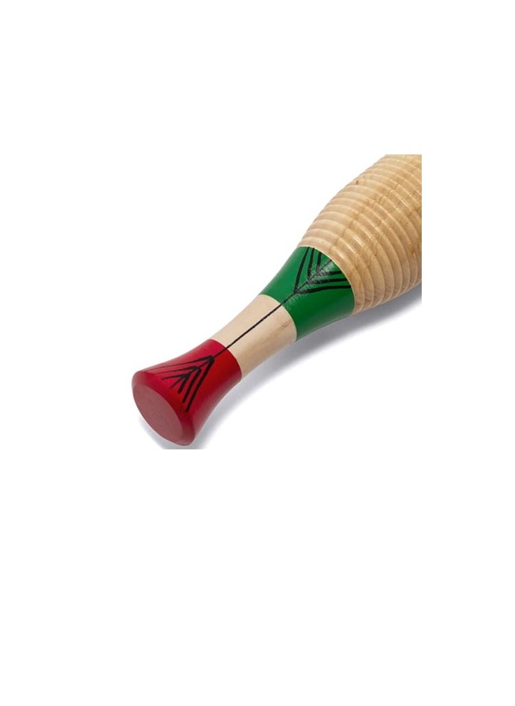 Wooden Fish Shape Guiro Colorful Guiro Percussion Instrument with Sc for Kids and Adults  - Image 5