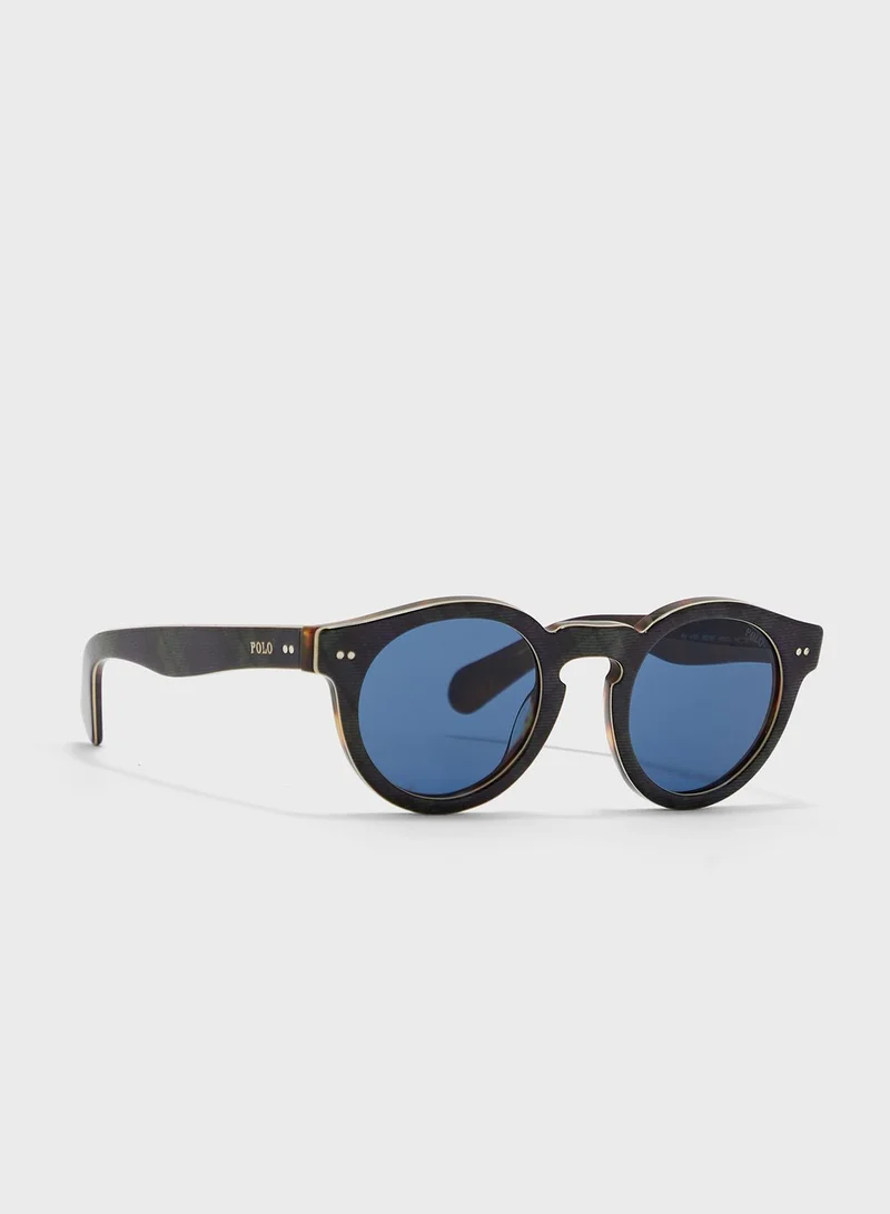 POLO RALPH LAUREN 0Ph4165 Round Sunglasses