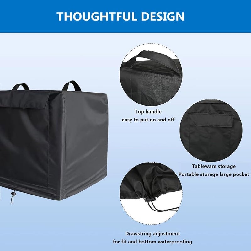 Meat Slicer Cover for BESWOOD 250/VEVOR Commercial Meat Slicer,Waterproof Dust Cover - Image 3
