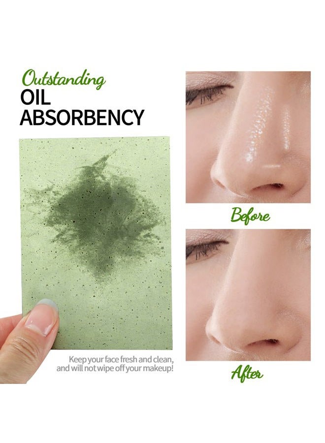 FANDAMEI Oil Blotting Sheets For Face, 600 Sheets Oil Blotting Papers For Face, Blotting Paper for Oily Skin, Oil Control Film, Oil Absorbing Sheets For Face, Oil Absorbing Tissues - Image 5