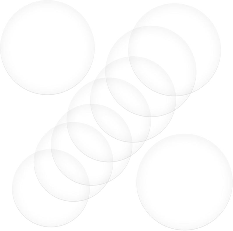 9 قطع من واقي الشاشة الزجاجي المقسى للساعات الذكية، غطاء فيلم عالمي مضاد للكسر للساعات مقاس 35-43 مم، واقي شاشة مقسى عالي الألومينا للاستخدام الرياضي واليومي - Image 1