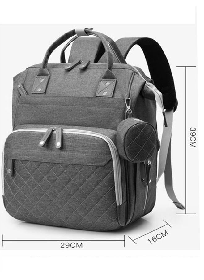 ZCM-HAPPY Diaper Bag Backpack, Multifunction Travel Back Pack Maternity Baby Changing Bags, Large Capacity, Waterproof and Stylish  - Image 3