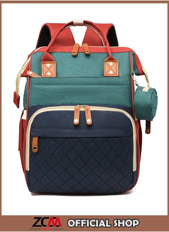 ZCM-HAPPY Diaper Bag Backpack, Multifunction Travel Back Pack Maternity Baby Changing Bags, Large Capacity, Waterproof and Stylish  - Image 1