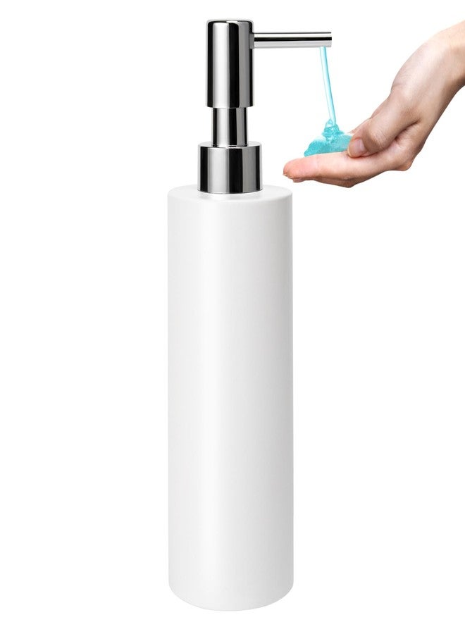 TOOZFO Soap Dispenser with Liquid Pump Hand Lotion Dispenser Ceramic for Shampoo Bathroom Kitchen 11oz - Image 1