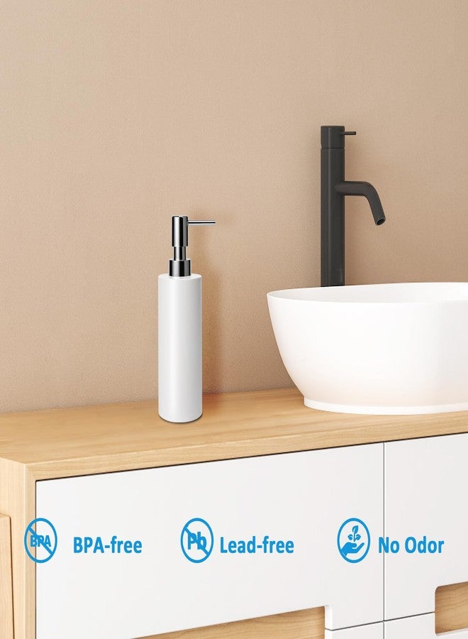 TOOZFO Soap Dispenser with Liquid Pump Hand Lotion Dispenser Ceramic for Shampoo Bathroom Kitchen 11oz - Image 2