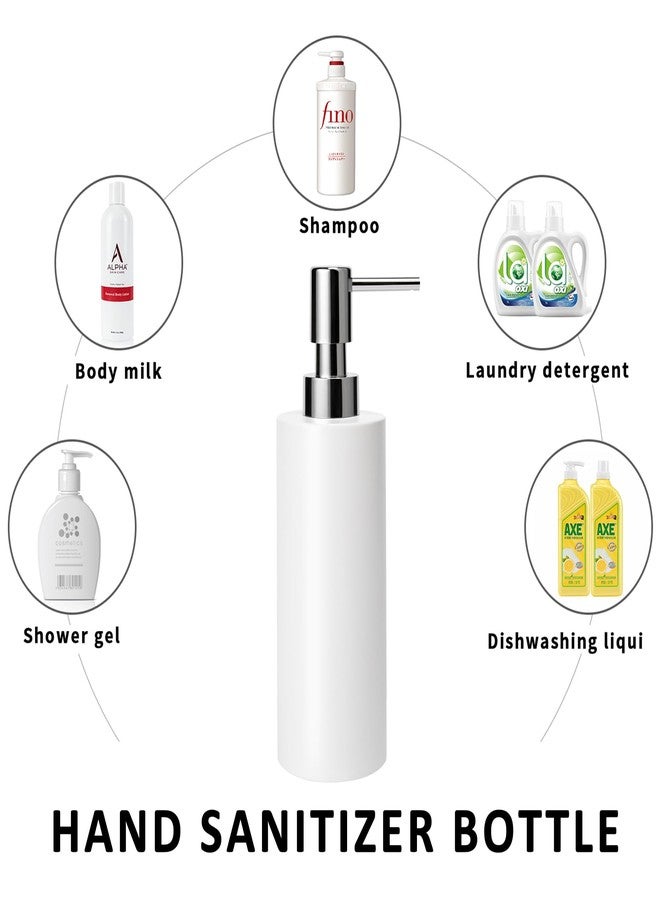 TOOZFO Soap Dispenser with Liquid Pump Hand Lotion Dispenser Ceramic for Shampoo Bathroom Kitchen 11oz - Image 4
