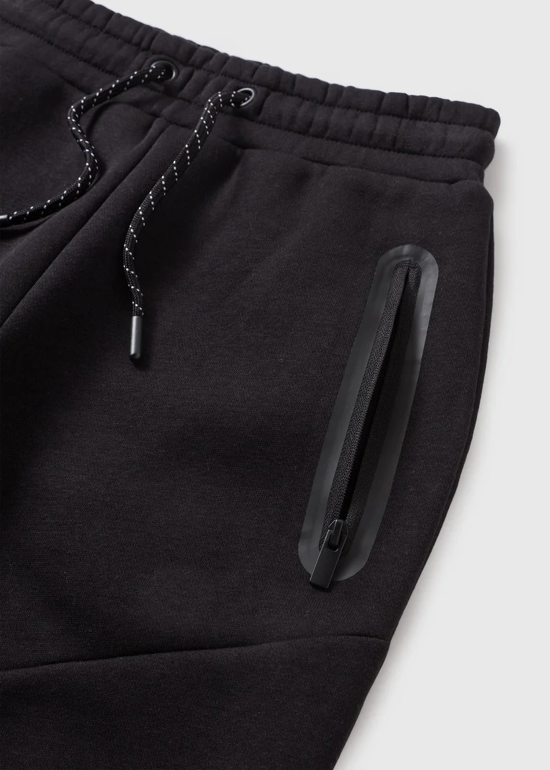 Matalan Souluxe Boys Black Sports Jogging Bottoms