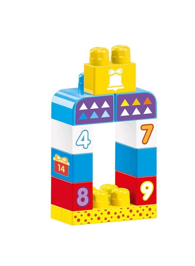 Dolu My First Big Blocks Construction Brick Bag 60 Pcs For Ages 1+ Years Old Multicolored - Image 2