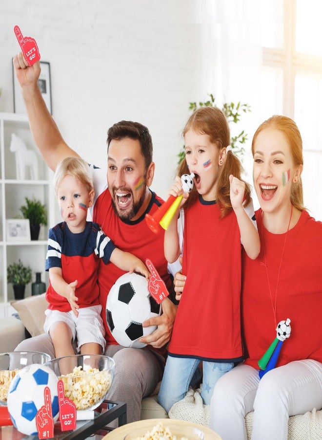 مجموعة FengRMaT من 24 قطعة من أصابع الفوم الصغيرة، هدايا مثالية لحفلات الرياضة، أصابع فوم لمحبي الرياضة، هدايا لمحبي فرق البيسبول وكرة القدم وكرة القدم الأمريكية، هدايا رائعة لحفلات أعياد الميلاد ذات الطابع الرياضي، لوازم الحفلات الرياضية (أحمر) - Image 5