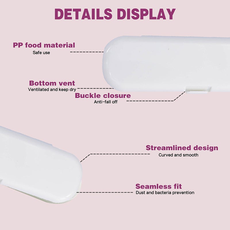 Electric Toothbrush Box Portable Premium Travel Carrying Toothbrush and Heads Protective Box Universal - Image 3