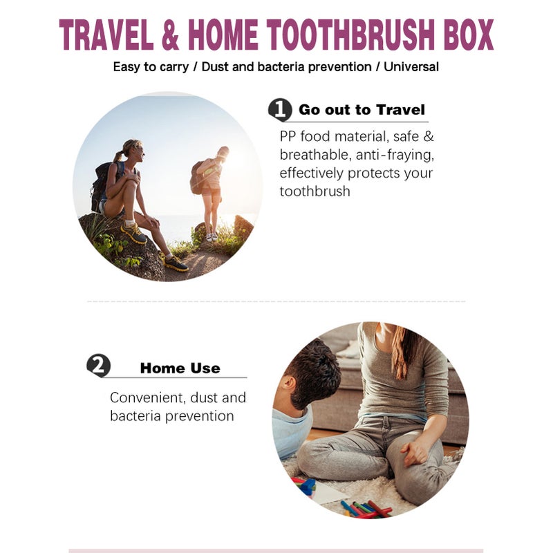 Electric Toothbrush Box Portable Premium Travel Carrying Toothbrush and Heads Protective Box Universal - Image 5