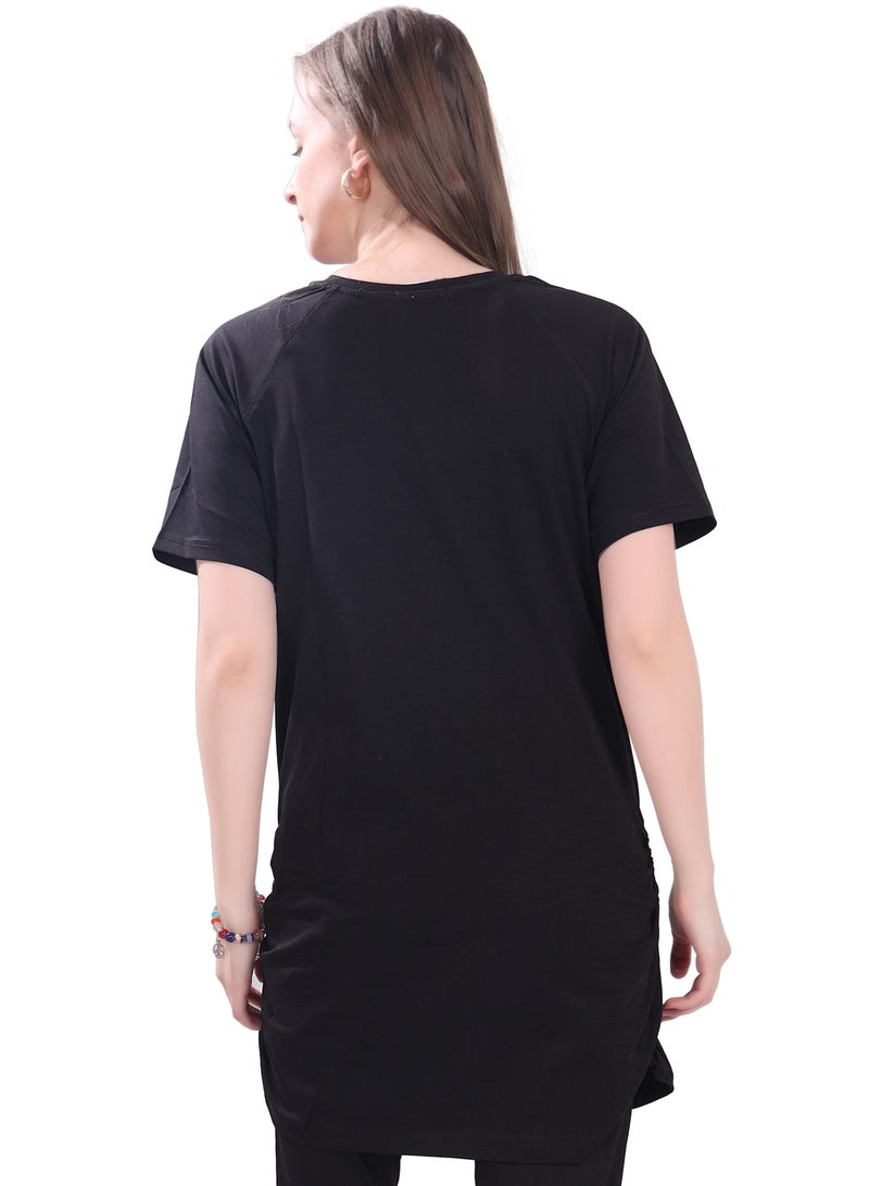 تامي تومي مجموعة من 2 تي شيرت للحمل باللونين الأبيض والأسود - Image 5