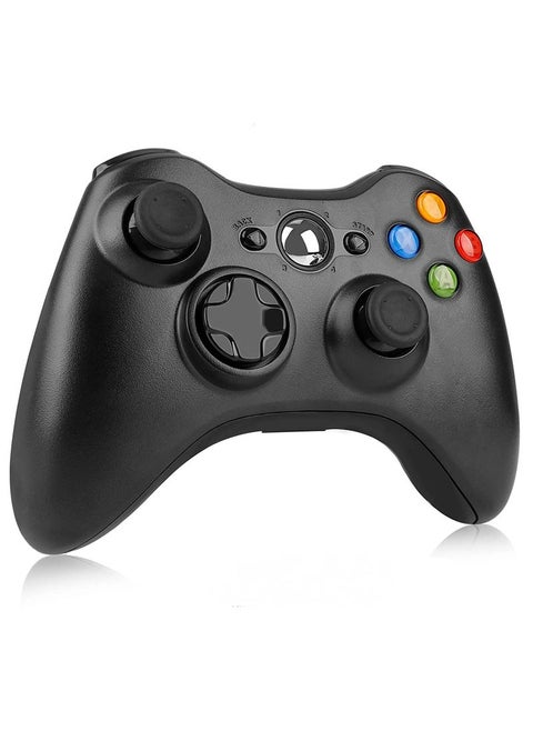 2.4G Wireless Game Board For Xbox 360 Controller Vibrating Rocker For Xbox 360 Slim Gamepad For Windows 10 7 8 PC Game Console (Black)