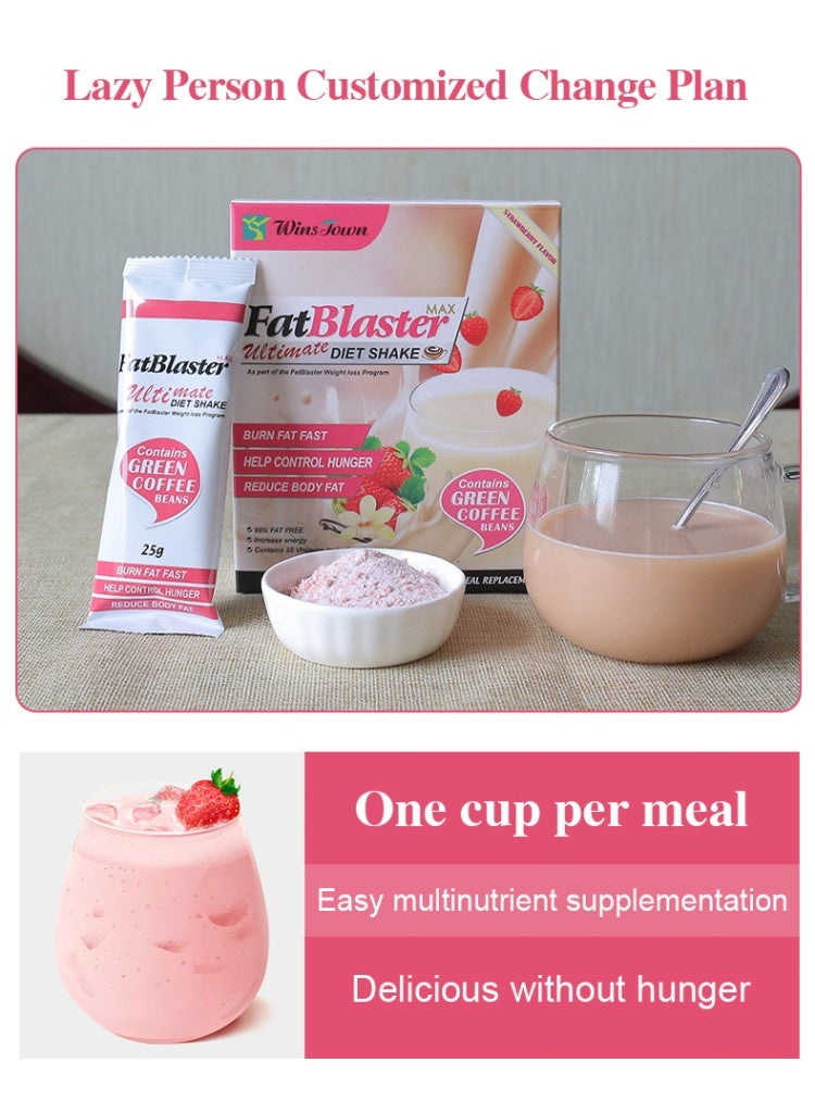 وينز تاون بدائل وجبة التخسيس بالحليب الدهون Diet Shake 250g  - Image 2