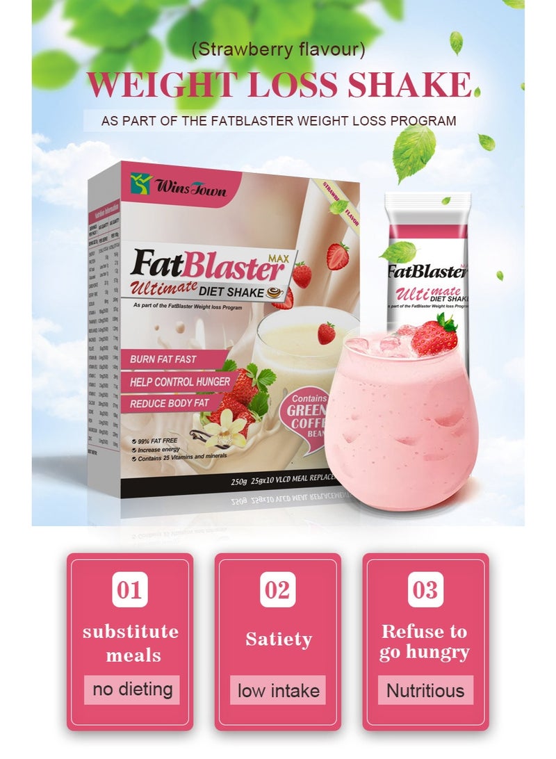 وينز تاون بدائل وجبة التخسيس بالحليب الدهون Diet Shake 250g  - Image 1