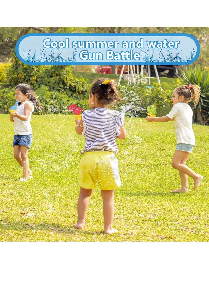 كابتن تيك 5 Pieces Children's Water Guns Small Dinosaur Water Guns Water Guns Soak Summer Swimming Pool Beach Party Toys - Image 4