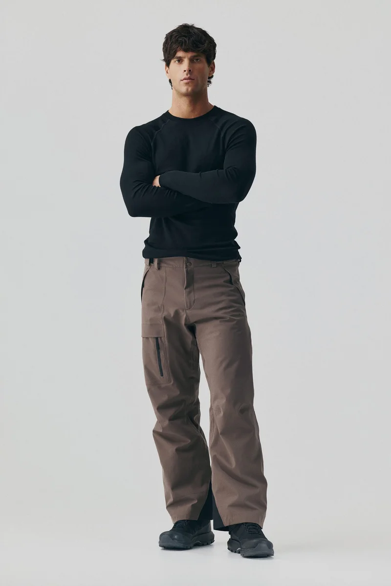 اتش اند ام بلوزة أساسية من الصوف