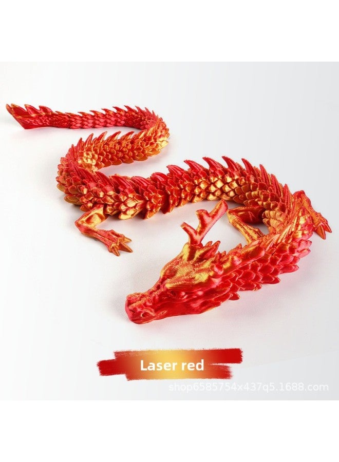 60cm 3D Printed Chinese Dragon Creative Ornaments, Crafts, Gifts, Toys, Attractions, Stalls, Cross-Border Internet Celebrity Hot Models 