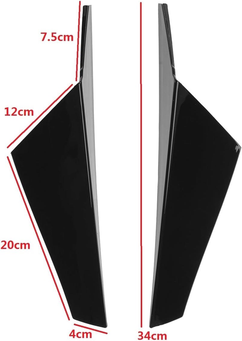 Yurefax غطاء جناح النافذة الخلفية الجانبي يوريفكس لجولف 8 - Image 2