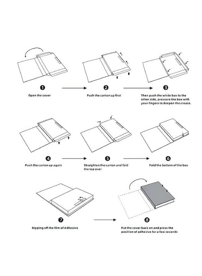 يُسلِّم مجموعة من 3 كتب ديكورية للديكور، مجموعة كتب مزيفة عصرية للديكور المنزلي، عرض أكوام كتب مزيفة لديكور غرفة المعيشة على الرفوف - Image 3