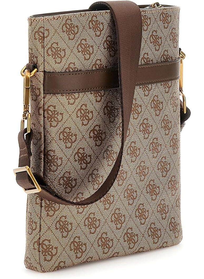 GUESS حقائب يد للرجال من غس فيزولا GU24140 كاكي CRDLA LGO - Image 4