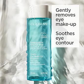 Clarins Gentle Eye MakeUp Remover 125ml Soothing Lotion for Sensitive Eyes Removes Light to Medium Eye MakeUp NonGreasy Formula - Image 3