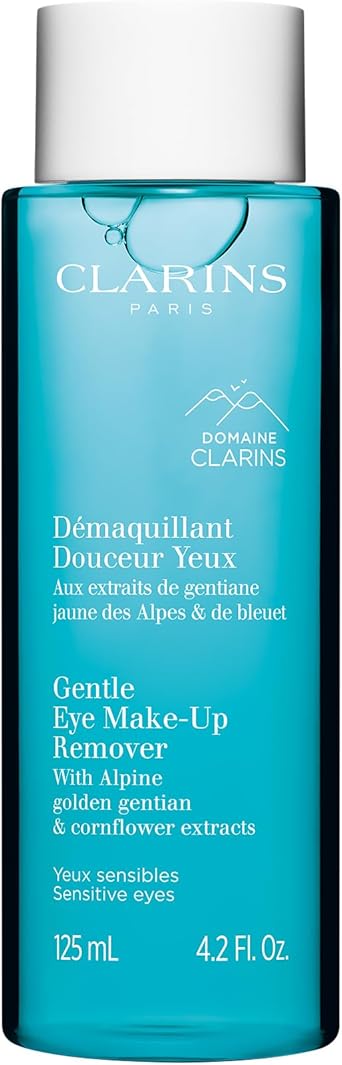 Clarins Gentle Eye MakeUp Remover 125ml Soothing Lotion for Sensitive Eyes Removes Light to Medium Eye MakeUp NonGreasy Formula - Image 1