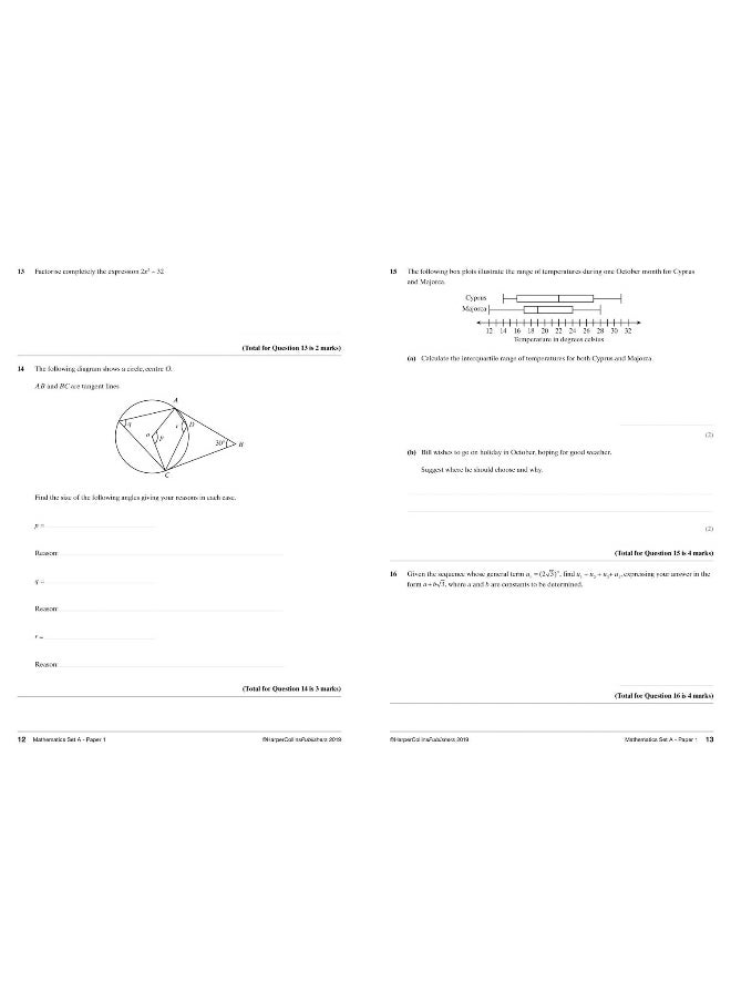 Edexcel GCSE 9-1 Maths Higher Practice Papers: Ideal for the 2024 and 2025 Exams  - Image 4