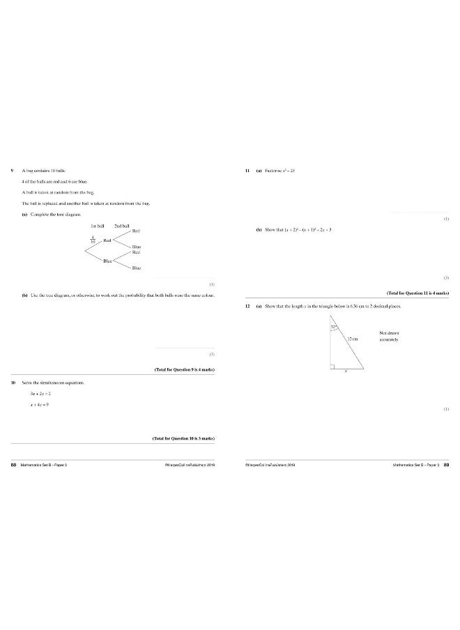 Edexcel GCSE 9-1 Maths Higher Practice Papers: Ideal for the 2024 and 2025 Exams  - Image 5