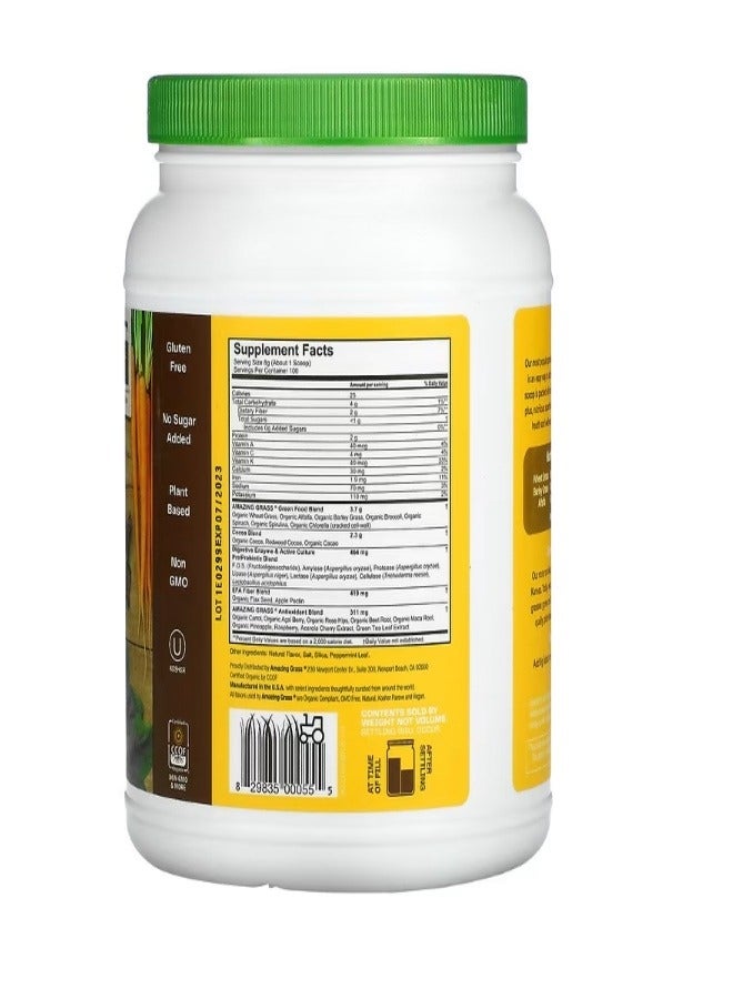 Amazing Grass Greens Blend  Superfood Chocolate 1.76 lb 800 g - Image 2