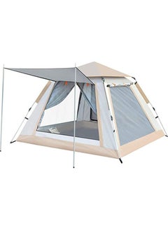 Pop Up Tent Outdoor House Family Camping Tent with 2 Big Door Floor-to-Ceiling mesh Window and 1 Dome mesh Window(Removable Top) Waterproof Windproof Instant Tent for Hiking Travel Carry Bag Waterproof PE