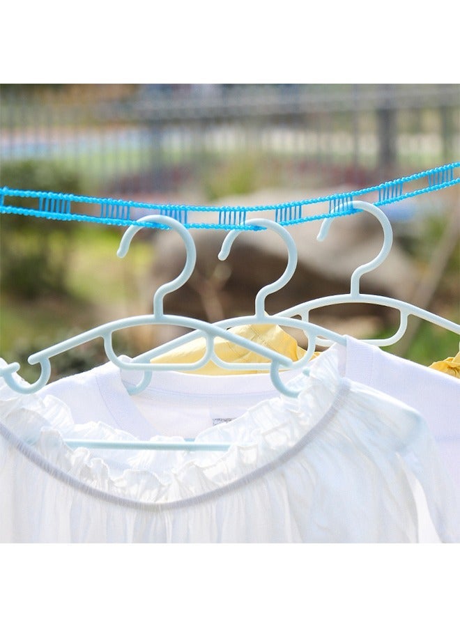 MM 3Pcs Anti-slip and Windproof Clothes Drying Rope Fence Type Clothes Quilt LineAdjustable Nylon Cloth Suspension Clothes Drying Rope 5 Meters For Portable Travel Clothing Indoor and Outdoor Laundry - Image 5