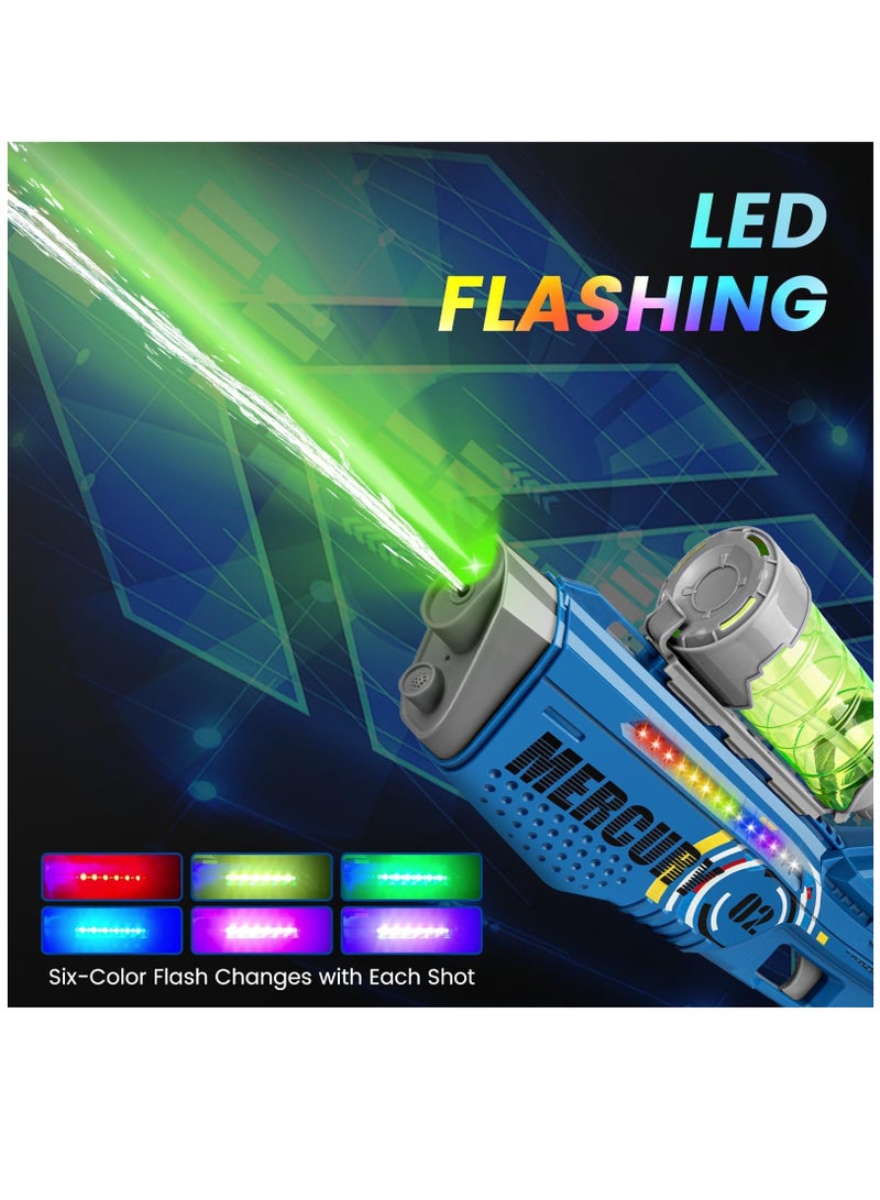 SOLARAE Electric Water Blaster with LED Light for Adults Kids, 900CC Tank & High-Power Squirt Water Guns up to 30Ft, 2200mAh Rechargeable Summer Outdoor Toy Blaster for Yard Beach Pool - Image 2