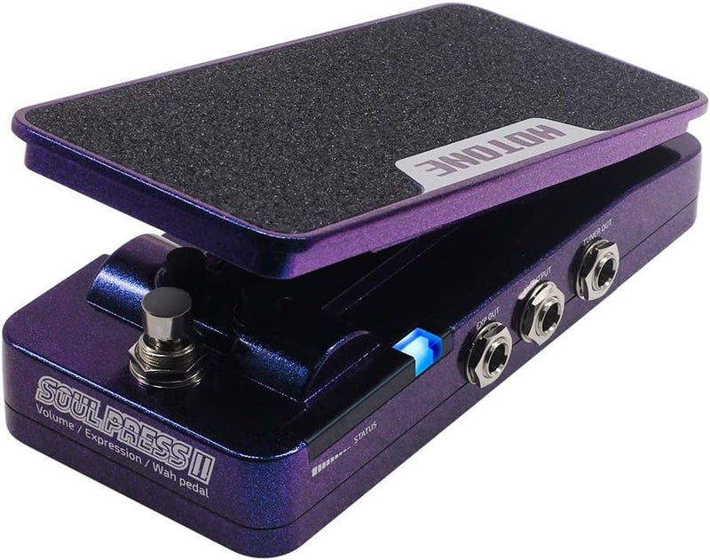 HOTONE Wah Active Volume Passive Expression Guitar Effects Pedal Switchable Soul Press II 4 in 1 with Visible Guitar Effects Pedal - Image 1